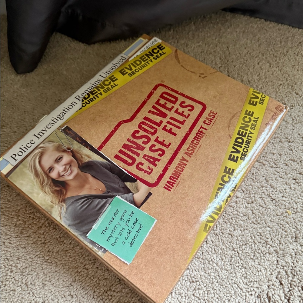 Hasbro Unsolved Case Files Game - Brown and Yellow